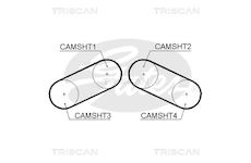 Ozubený řemen TRISCAN 8645 5526XS
