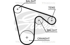 Ozubený řemen TRISCAN 8645 5619XS