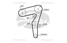 Ozubený řemen TRISCAN 8645 5650XS
