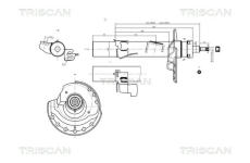 Tlumič pérování TRISCAN 8705 16103