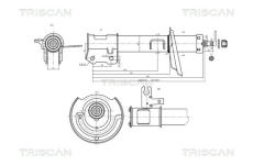 Tlumič pérování TRISCAN 8705 24104