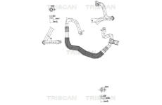 Vysokotlaké / nízkotlaké vedení, klimatizace TRISCAN 9010 10001