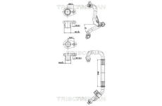 Vysokotlaké / nízkotlaké vedení, klimatizace TRISCAN 9010 10016