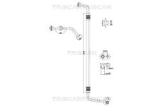 Vysokotlaké / nízkotlaké vedení, klimatizace TRISCAN 9010 10049