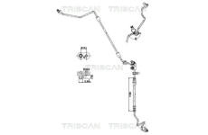 Vysokotlaké / nízkotlaké vedení, klimatizace TRISCAN 9010 11009