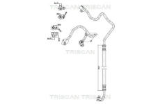 Vysokotlaké / nízkotlaké vedení, klimatizace TRISCAN 9010 11015