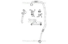 Vysokotlaké / nízkotlaké vedení, klimatizace TRISCAN 9010 11016