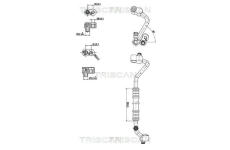 Vysokotlaké / nízkotlaké vedení, klimatizace TRISCAN 9010 11018