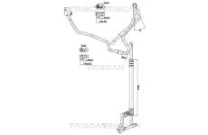 Vysokotlaké / nízkotlaké vedení, klimatizace TRISCAN 9010 11023