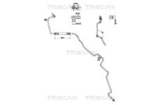Vysokotlaké / nízkotlaké vedení, klimatizace TRISCAN 9010 11027