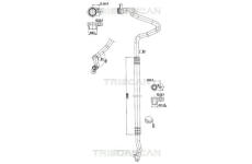 Vysokotlaké / nízkotlaké vedení, klimatizace TRISCAN 9010 11030