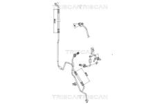 Vysokotlaké / nízkotlaké vedení, klimatizace TRISCAN 9010 11031