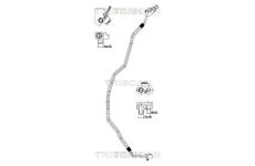 Vysokotlaké / nízkotlaké vedení, klimatizace TRISCAN 9010 11033