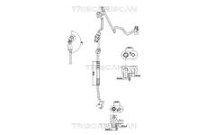 Vysokotlaké / nízkotlaké vedení, klimatizace TRISCAN 9010 11038