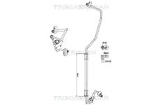 Vysokotlaké / nízkotlaké vedení, klimatizace TRISCAN 9010 11041