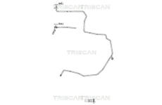 Vysokotlaké / nízkotlaké vedení, klimatizace TRISCAN 9010 14003