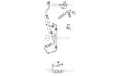 Vysokotlaké / nízkotlaké vedení, klimatizace TRISCAN 9010 16066