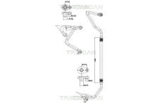 Vysokotlaké / nízkotlaké vedení, klimatizace TRISCAN 9010 16076