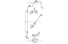 Vysokotlaké / nízkotlaké vedení, klimatizace TRISCAN 9010 23001