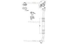 Vysokotlaké / nízkotlaké vedení, klimatizace TRISCAN 9010 23005