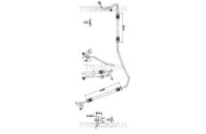 Vysokotlaké / nízkotlaké vedení, klimatizace TRISCAN 9010 23012
