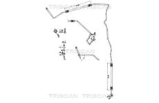 Vysokotlaké / nízkotlaké vedení, klimatizace TRISCAN 9010 23015