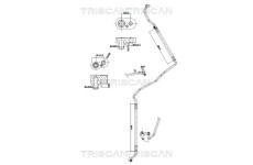 Vysokotlaké / nízkotlaké vedení, klimatizace TRISCAN 9010 23023