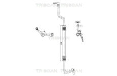Vysokotlaké / nízkotlaké vedení, klimatizace TRISCAN 9010 23024