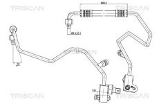 Vysokotlaké / nízkotlaké vedení, klimatizace TRISCAN 9010 23025