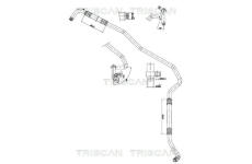 Vysokotlaké / nízkotlaké vedení, klimatizace TRISCAN 9010 23029