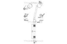 Vysokotlaké / nízkotlaké vedení, klimatizace TRISCAN 9010 23030