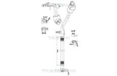 Vysokotlaké / nízkotlaké vedení, klimatizace TRISCAN 9010 23031