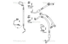 Vysokotlaké / nízkotlaké vedení, klimatizace TRISCAN 9010 24002