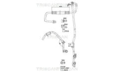 Vysokotlaké / nízkotlaké vedení, klimatizace TRISCAN 9010 24026