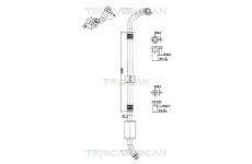 Vysokotlaké / nízkotlaké vedení, klimatizace TRISCAN 9010 25002
