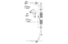 Vysokotlaké / nízkotlaké vedení, klimatizace TRISCAN 9010 25007