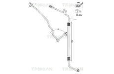 Vysokotlaké / nízkotlaké vedení, klimatizace TRISCAN 9010 25009