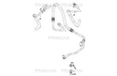 Vysokotlaké / nízkotlaké vedení, klimatizace TRISCAN 9010 25021