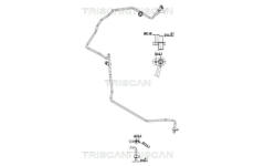 Vysokotlaké / nízkotlaké vedení, klimatizace TRISCAN 9010 25022