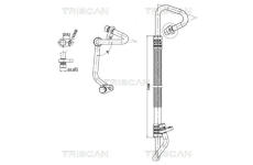 Vysokotlaké / nízkotlaké vedení, klimatizace TRISCAN 9010 25024