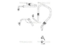 Vysokotlaké / nízkotlaké vedení, klimatizace TRISCAN 9010 25025