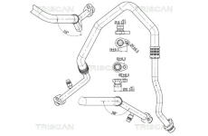 Vysokotlaké / nízkotlaké vedení, klimatizace TRISCAN 9010 25027