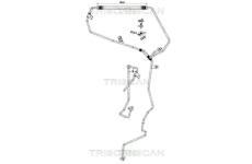 Vysokotlaké / nízkotlaké vedení, klimatizace TRISCAN 9010 25030