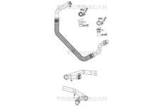 Vysokotlaké / nízkotlaké vedení, klimatizace TRISCAN 9010 25031