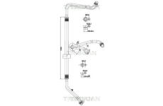 Vysokotlaké / nízkotlaké vedení, klimatizace TRISCAN 9010 25032