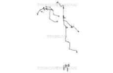 Vysokotlaké / nízkotlaké vedení, klimatizace TRISCAN 9010 25035