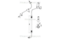 Vysokotlaké / nízkotlaké vedení, klimatizace TRISCAN 9010 25037