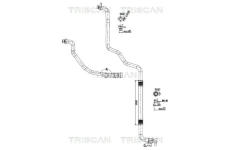 Vysokotlaké / nízkotlaké vedení, klimatizace TRISCAN 9010 25047