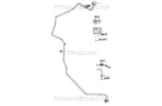 Vysokotlaké / nízkotlaké vedení, klimatizace TRISCAN 9010 25049