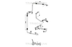 Vysokotlaké / nízkotlaké vedení, klimatizace TRISCAN 9010 25052